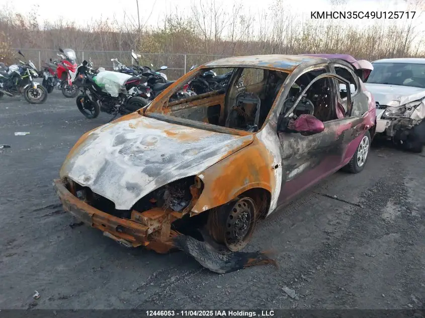 KMHCN35C49U125717 2009 Hyundai Accent Gl/Gl Sport/L