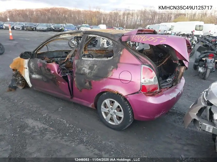 KMHCN35C49U125717 2009 Hyundai Accent Gl/Gl Sport/L