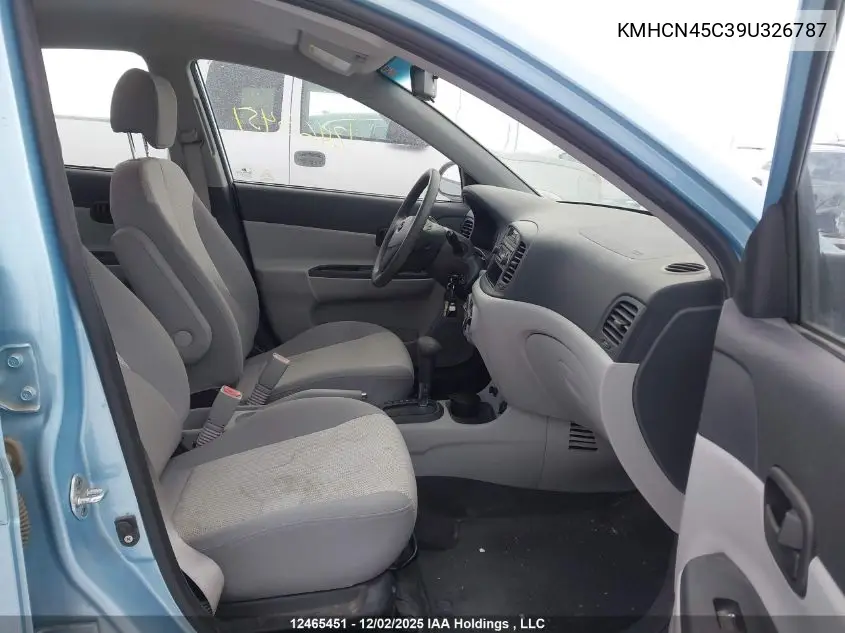 KMHCN45C39U326787 2009 Hyundai Accent Gls