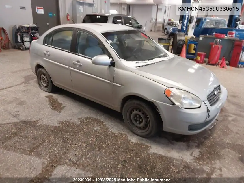 KMHCN45C59U330615 2009 Hyundai Accent Gl