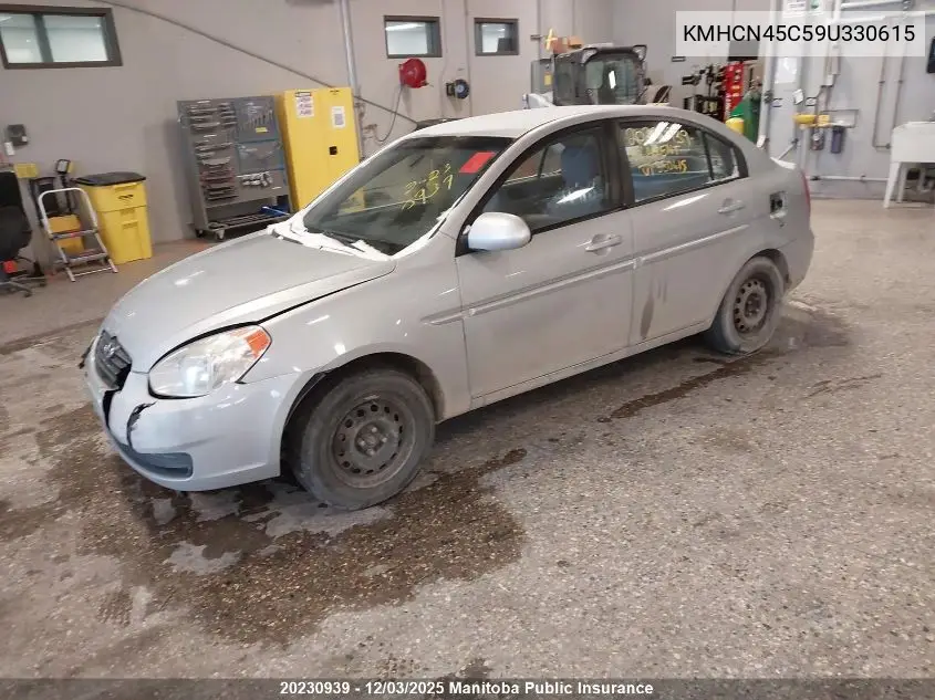 KMHCN45C59U330615 2009 Hyundai Accent Gl