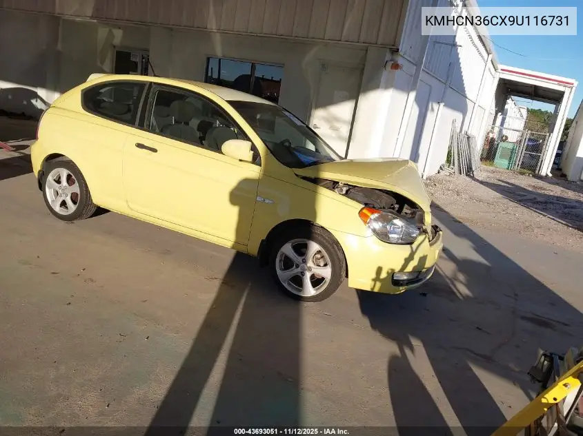 KMHCN36CX9U116731 2009 Hyundai Accent Se