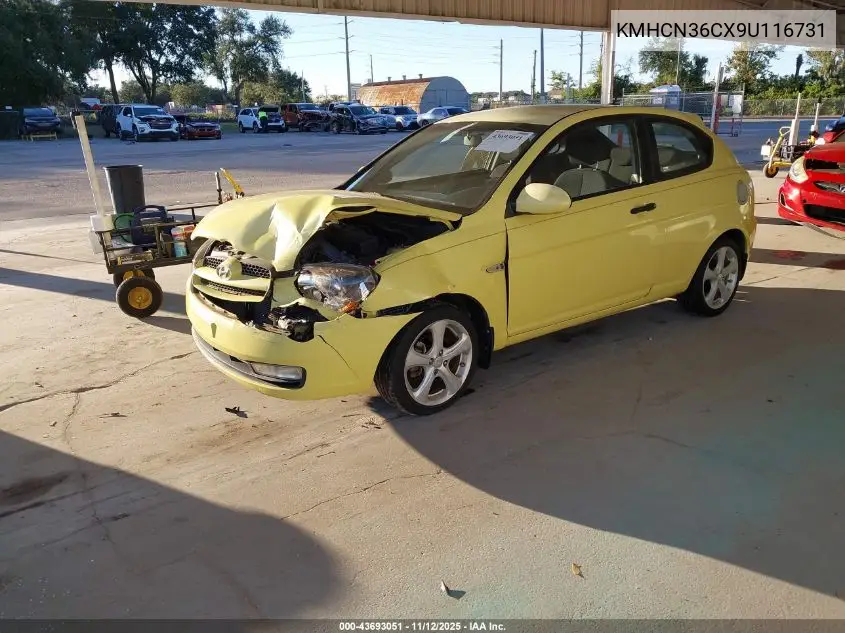 KMHCN36CX9U116731 2009 Hyundai Accent Se