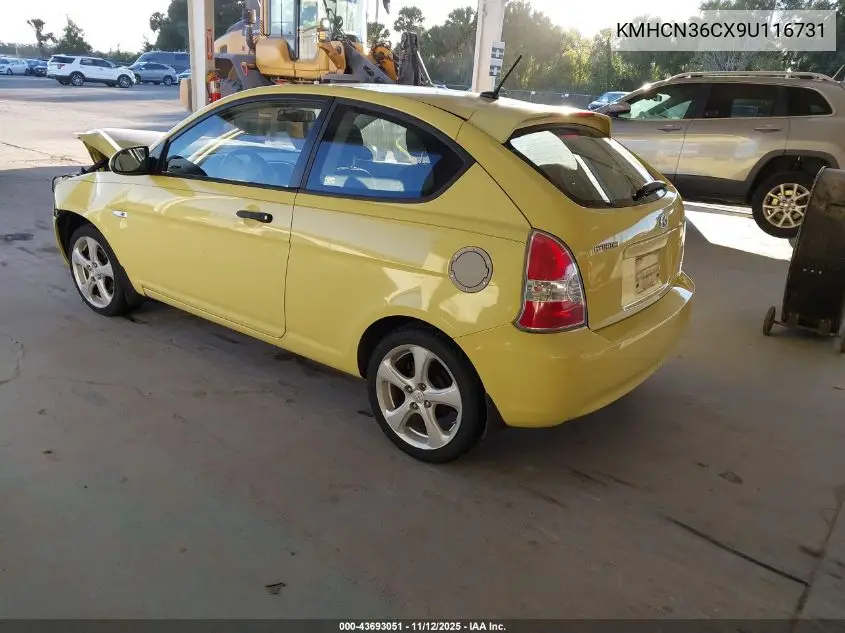 KMHCN36CX9U116731 2009 Hyundai Accent Se