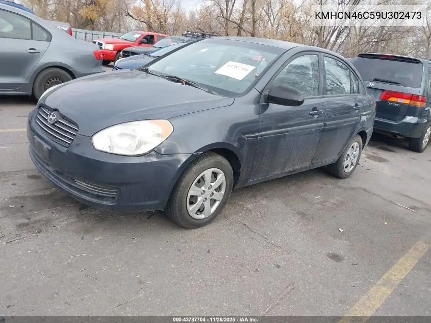 KMHCN46C59U302473 2009 Hyundai Accent Gls