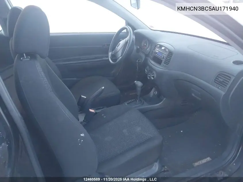 KMHCN3BC5AU171940 2010 Hyundai Accent Gl