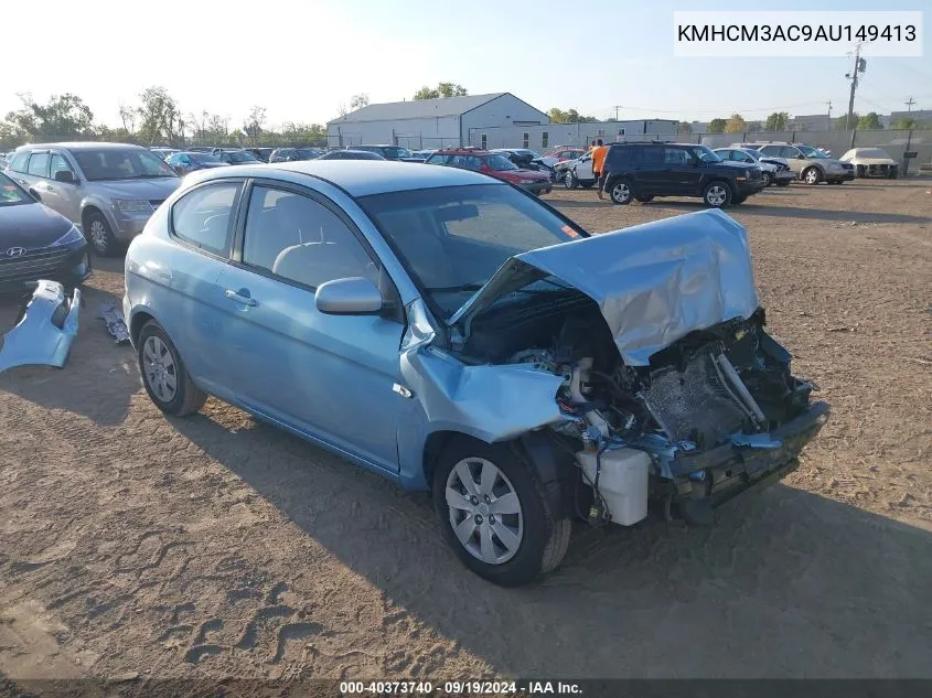 2010 Hyundai Accent Gs VIN: KMHCM3AC9AU149413 Lot: 40373740