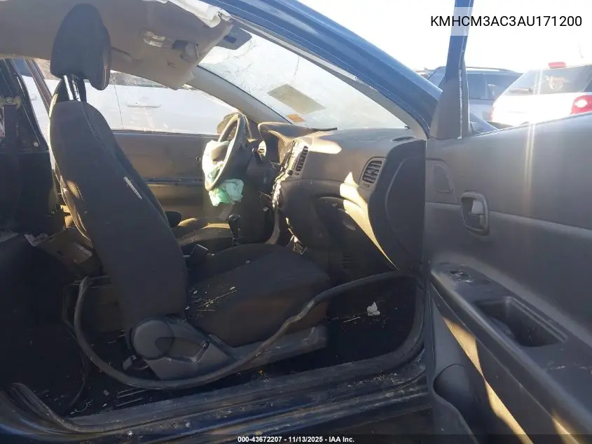 KMHCM3AC3AU171200 2010 Hyundai Accent Gs