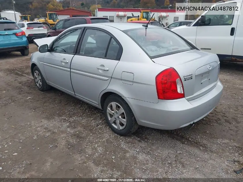 KMHCN4ACXAU487812 2010 Hyundai Accent Gls