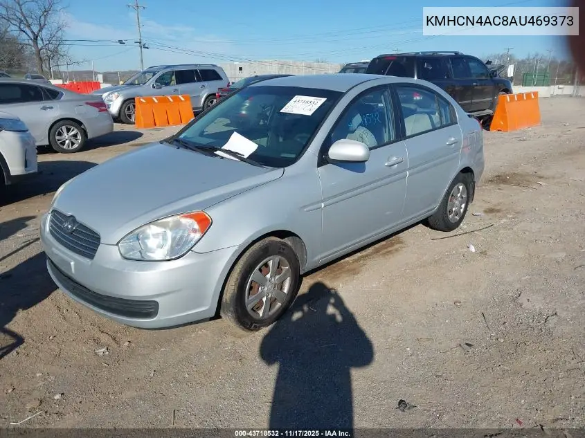 KMHCN4AC8AU469373 2010 Hyundai Accent Gls