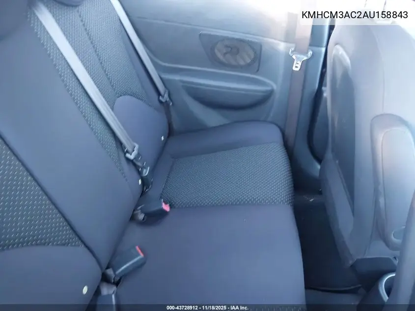 KMHCM3AC2AU158843 2010 Hyundai Accent Gs
