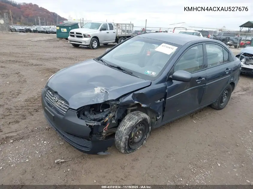 KMHCN4ACXAU527676 2010 Hyundai Accent Gls