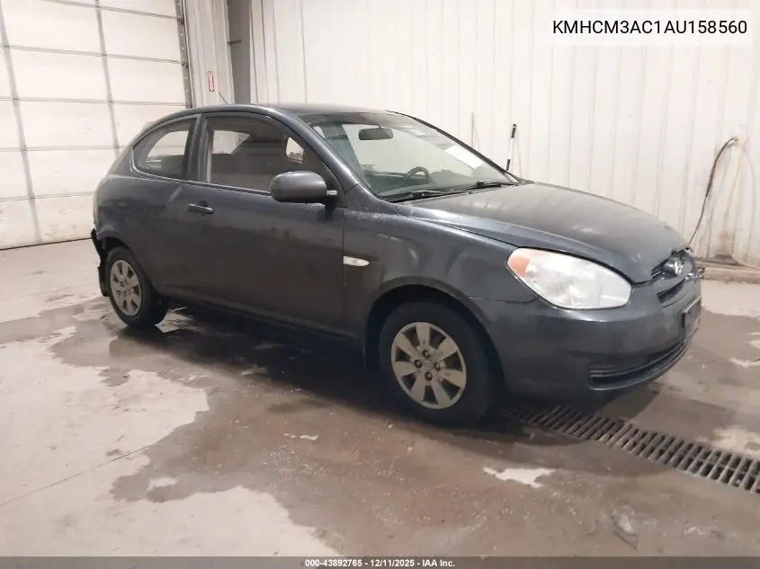 KMHCM3AC1AU158560 2010 Hyundai Accent Gs