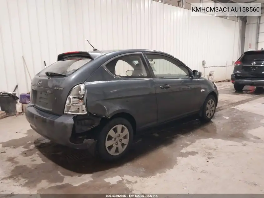 KMHCM3AC1AU158560 2010 Hyundai Accent Gs