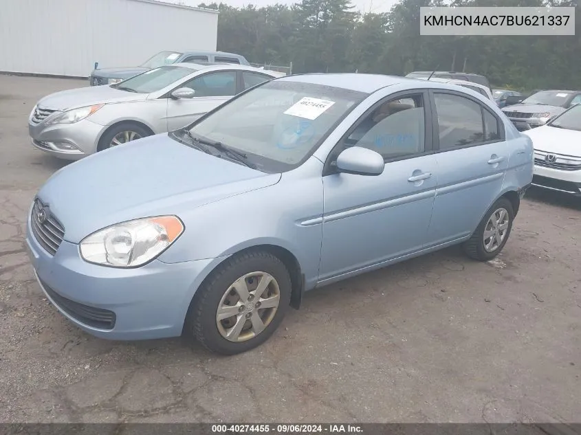 KMHCN4AC7BU621337 2011 Hyundai Accent Gls