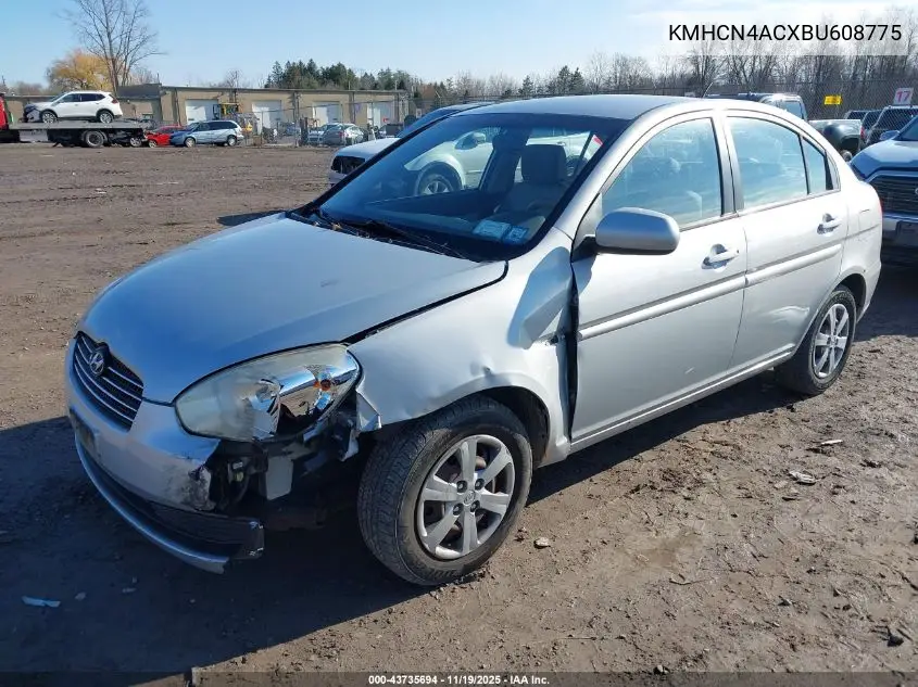 KMHCN4ACXBU608775 2011 Hyundai Accent Gls