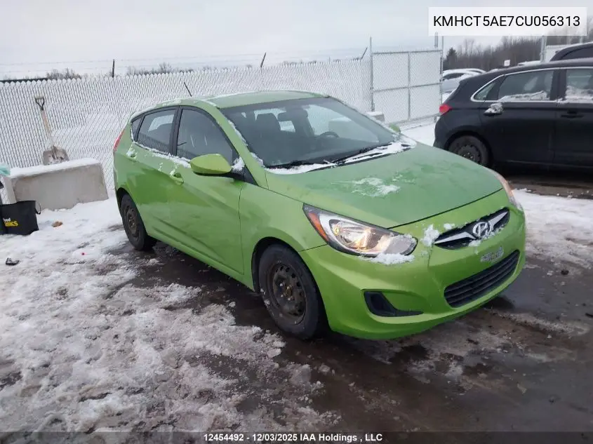 KMHCT5AE7CU056313 2012 Hyundai Accent