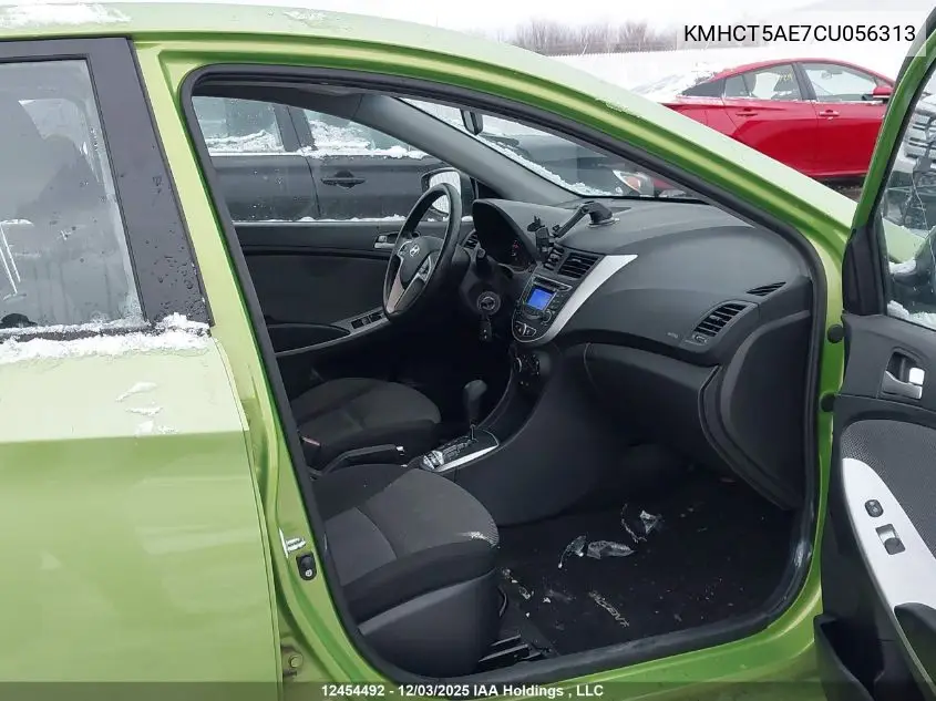 KMHCT5AE7CU056313 2012 Hyundai Accent