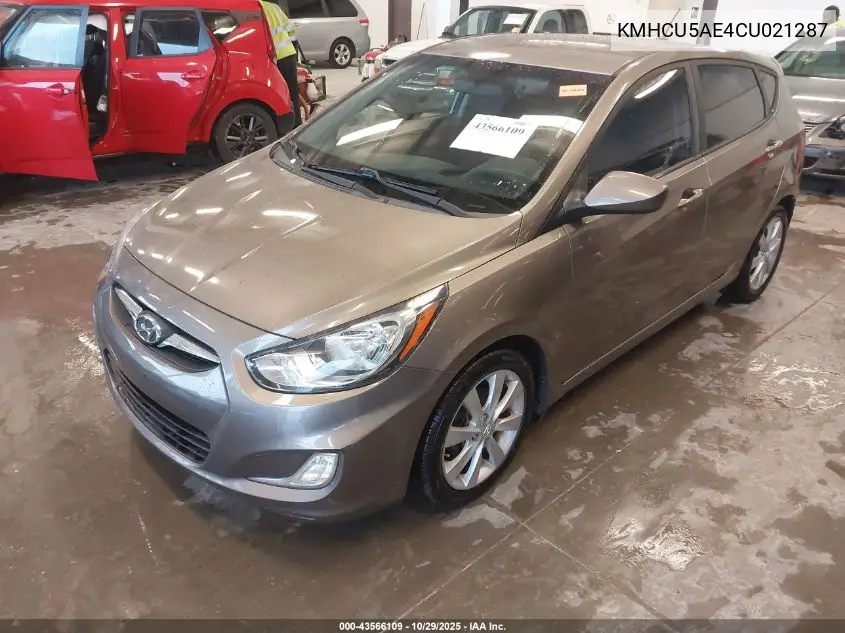 KMHCU5AE4CU021287 2012 Hyundai Accent Se