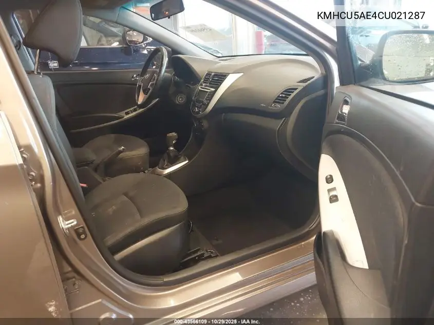 KMHCU5AE4CU021287 2012 Hyundai Accent Se
