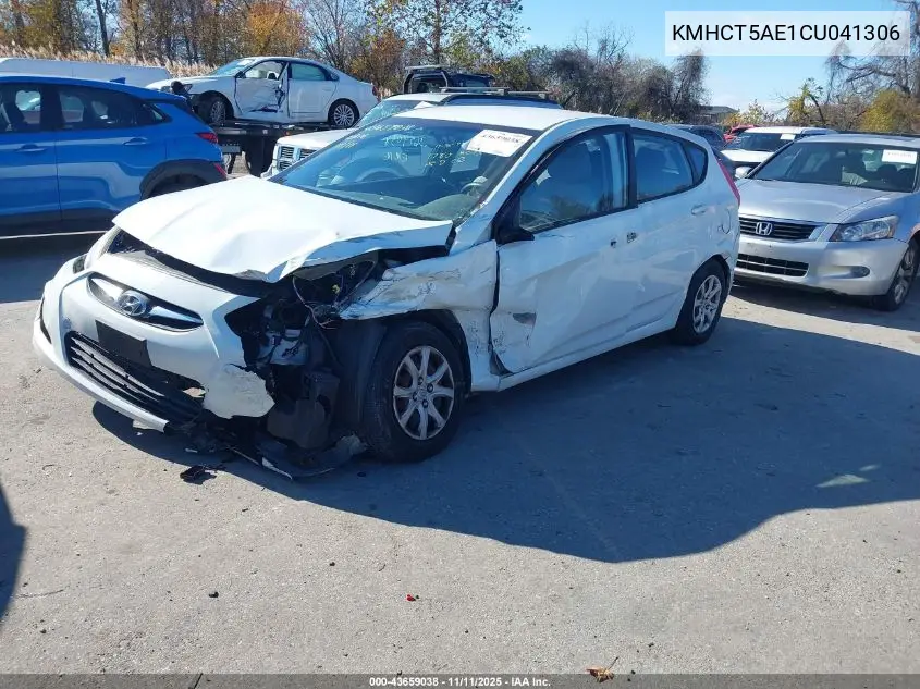 KMHCT5AE1CU041306 2012 Hyundai Accent Gs