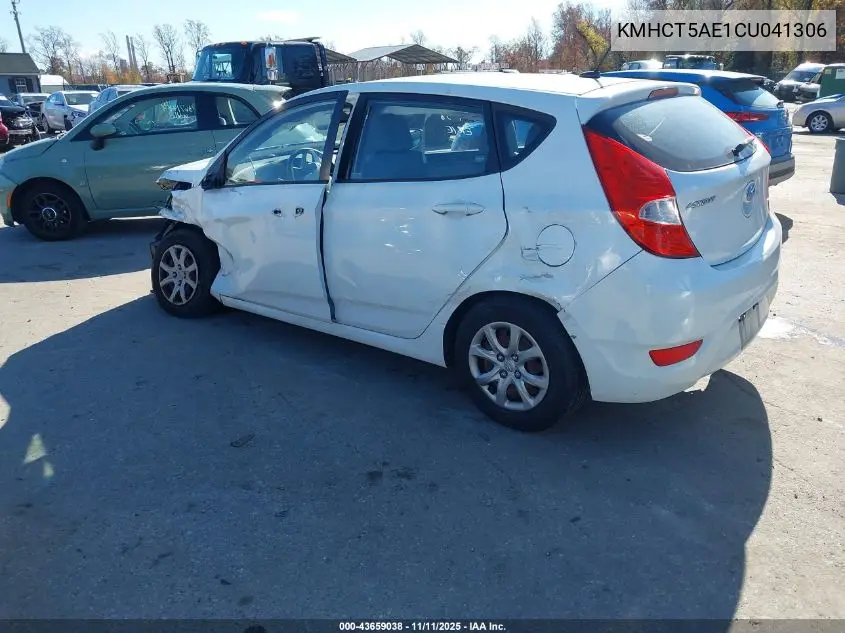 KMHCT5AE1CU041306 2012 Hyundai Accent Gs