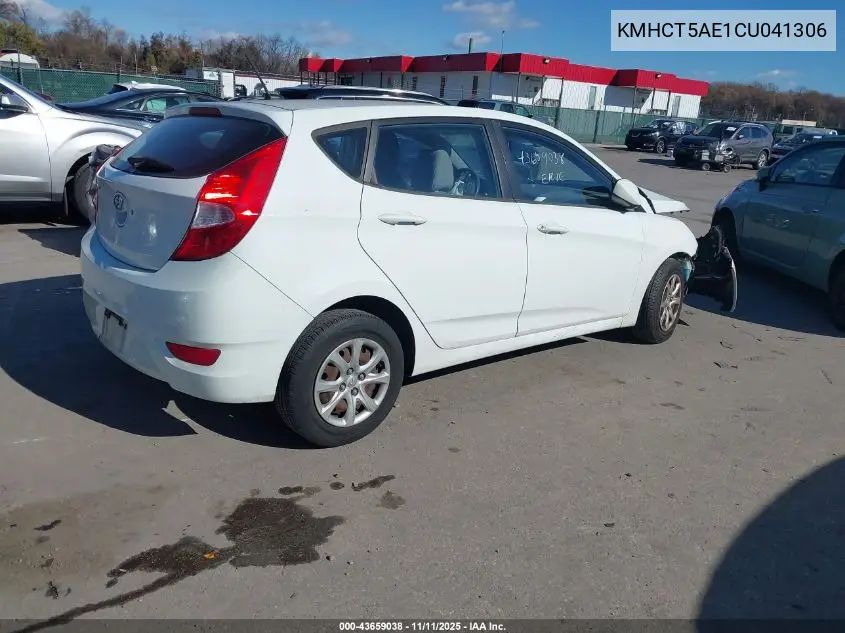 KMHCT5AE1CU041306 2012 Hyundai Accent Gs