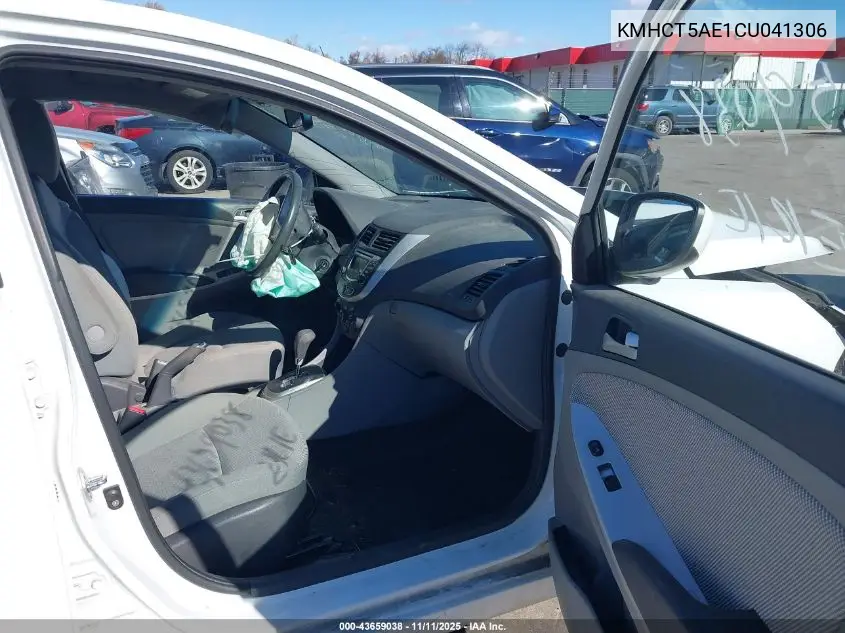 KMHCT5AE1CU041306 2012 Hyundai Accent Gs