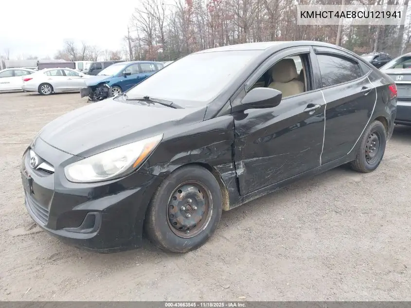 KMHCT4AE8CU121941 2012 Hyundai Accent Gls