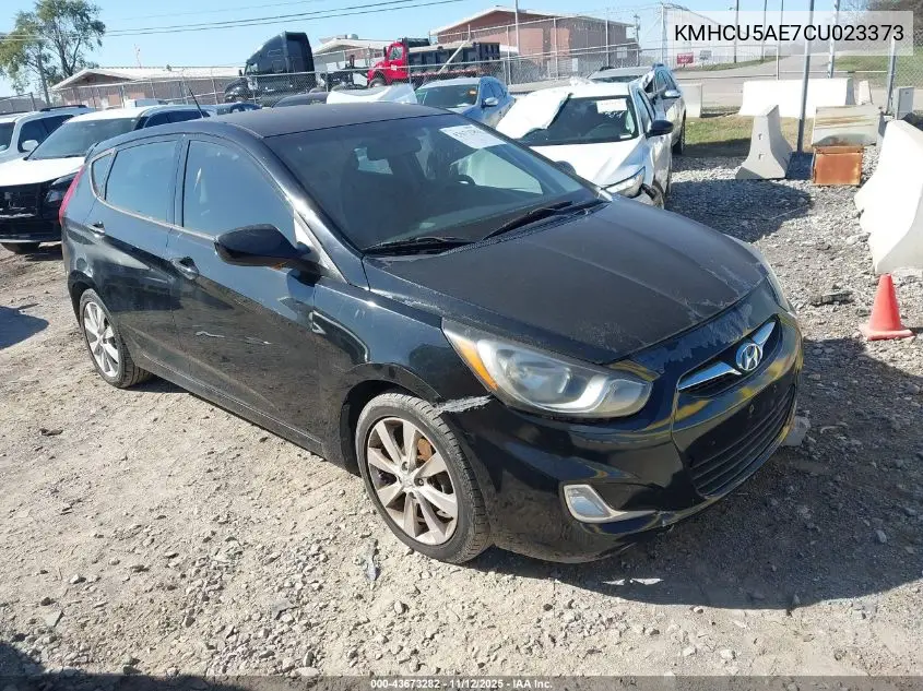 KMHCU5AE7CU023373 2012 Hyundai Accent Se