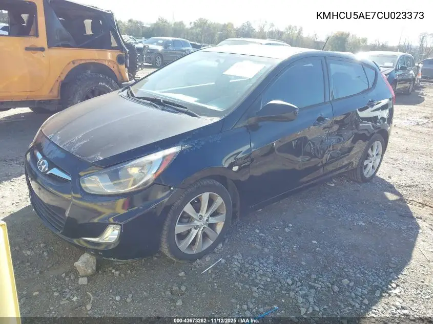 KMHCU5AE7CU023373 2012 Hyundai Accent Se