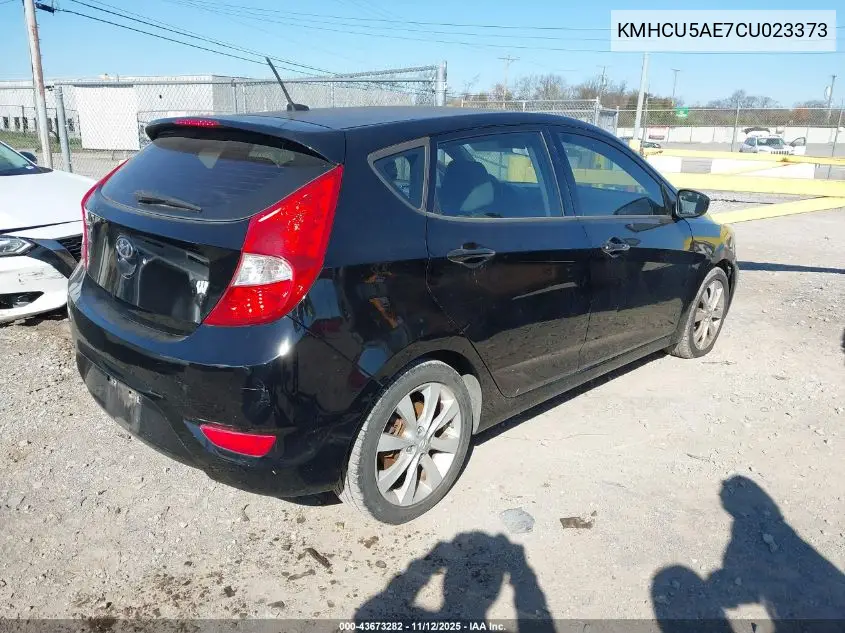 KMHCU5AE7CU023373 2012 Hyundai Accent Se