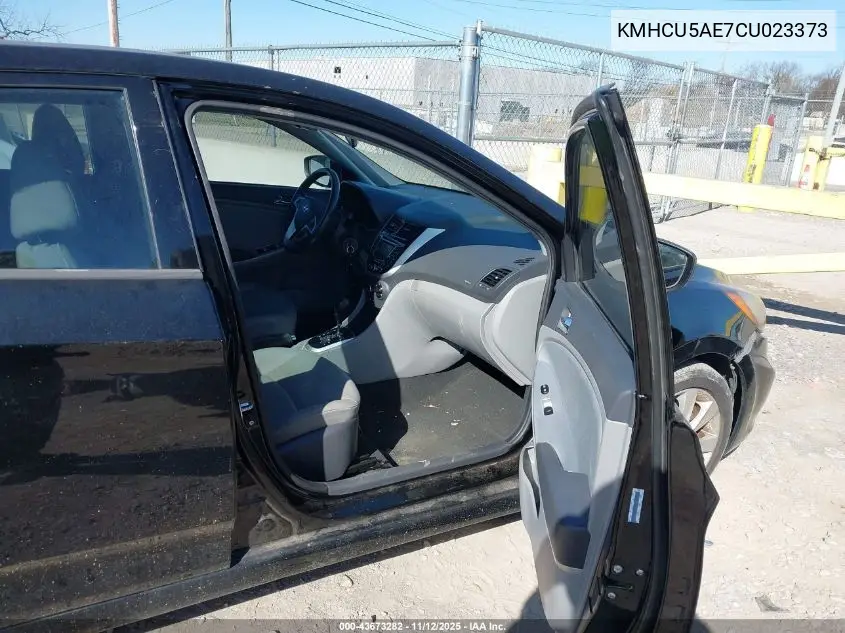 KMHCU5AE7CU023373 2012 Hyundai Accent Se