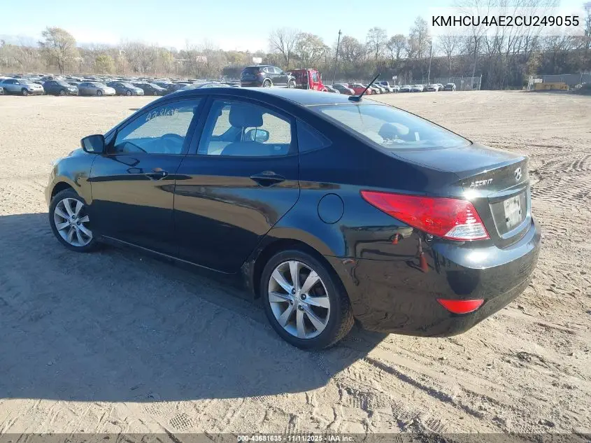KMHCU4AE2CU249055 2012 Hyundai Accent Gls