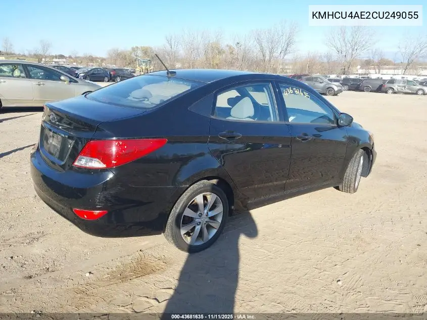 KMHCU4AE2CU249055 2012 Hyundai Accent Gls