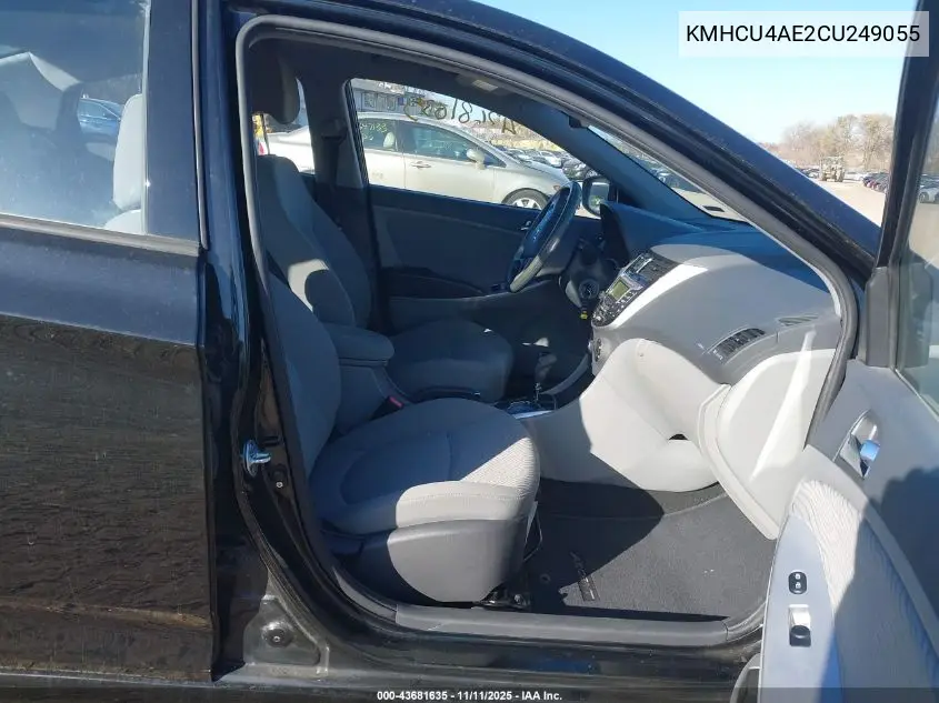 KMHCU4AE2CU249055 2012 Hyundai Accent Gls