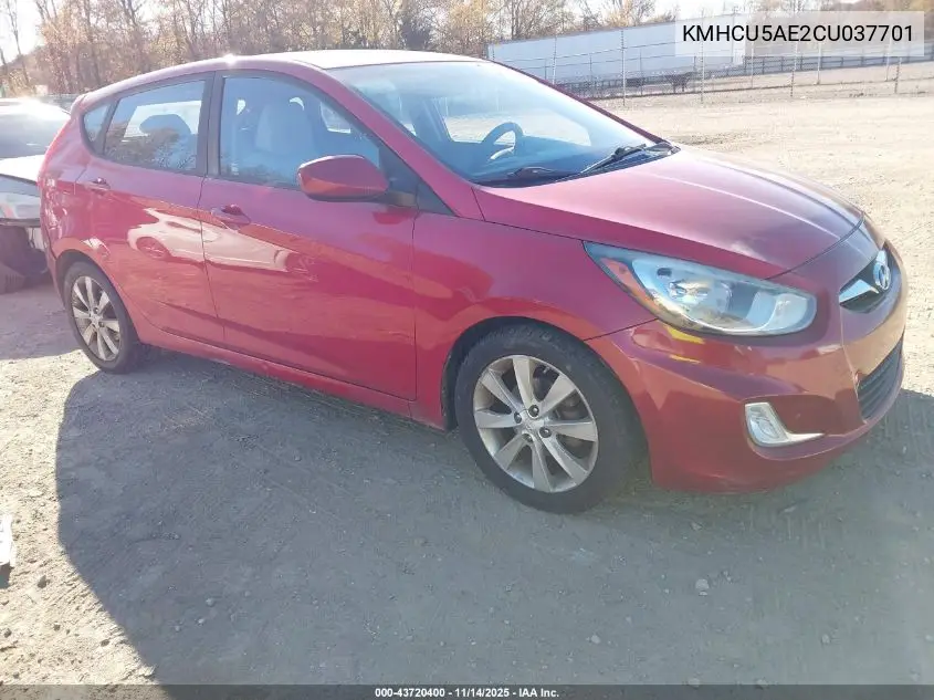 KMHCU5AE2CU037701 2012 Hyundai Accent Se