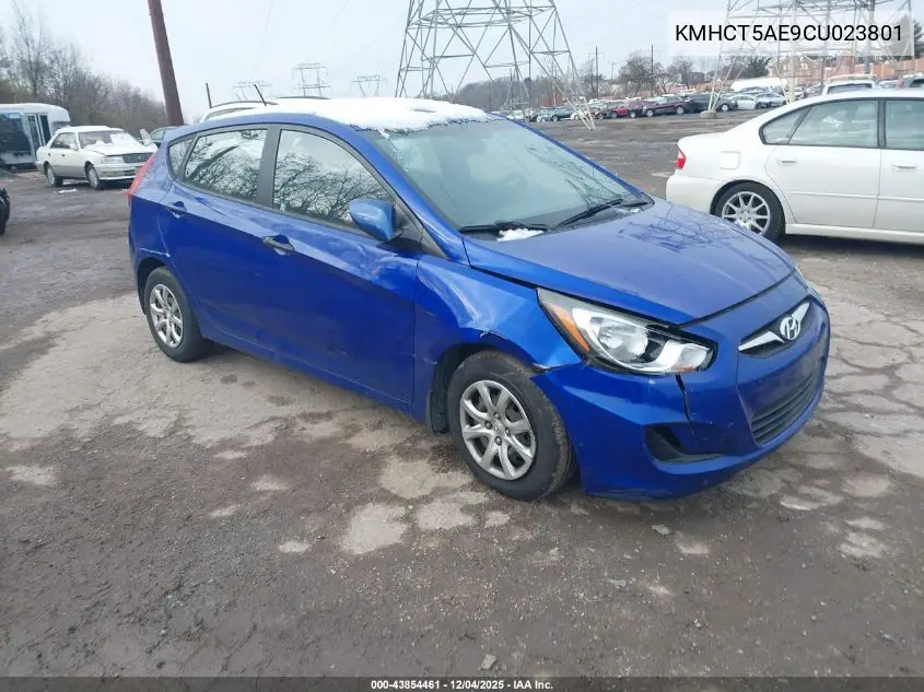 KMHCT5AE9CU023801 2012 Hyundai Accent Gs