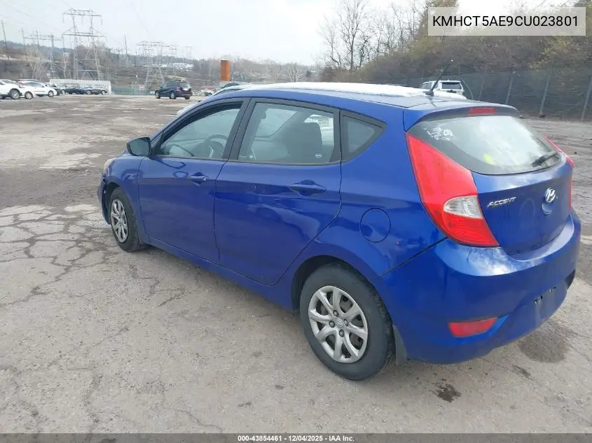 KMHCT5AE9CU023801 2012 Hyundai Accent Gs