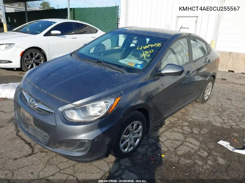 KMHCT4AE0CU255567 2012 Hyundai Accent Gls