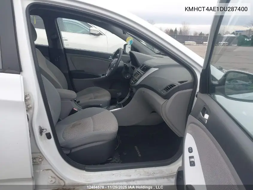 KMHCT4AE1DU287400 2013 Hyundai Accent