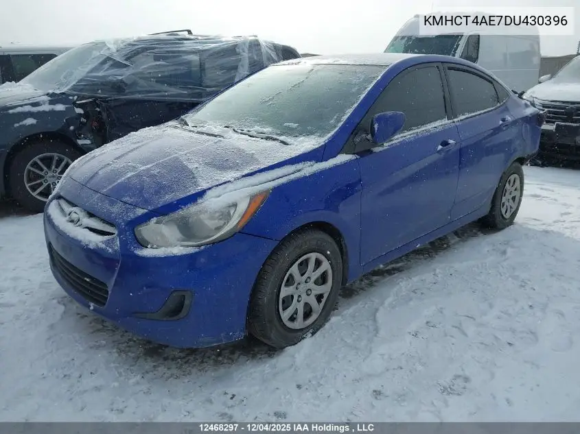 KMHCT4AE7DU430396 2013 Hyundai Accent Gls/Gs