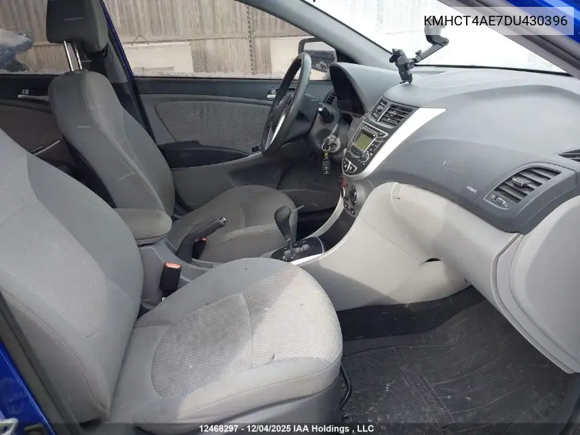 KMHCT4AE7DU430396 2013 Hyundai Accent Gls/Gs