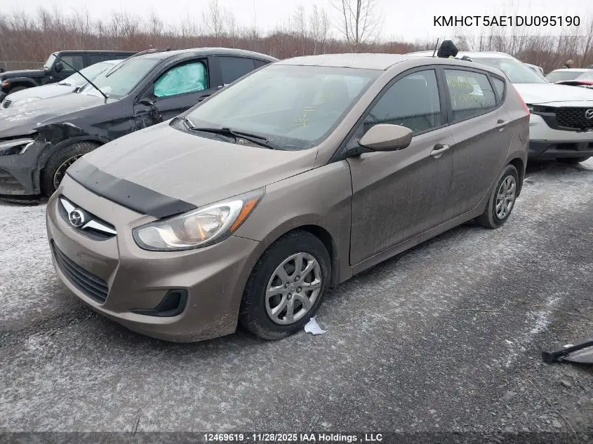 KMHCT5AE1DU095190 2013 Hyundai Accent Gl