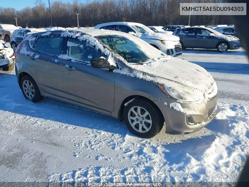 KMHCT5AE5DU094303 2013 Hyundai Accent Gl