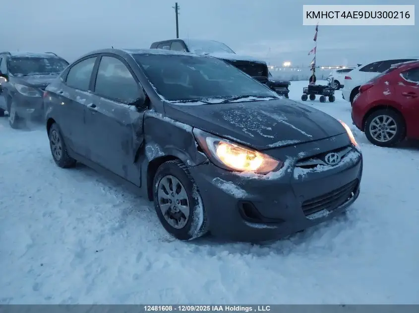 KMHCT4AE9DU300216 2013 Hyundai Accent Gls/Gs