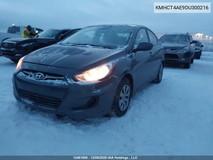 KMHCT4AE9DU300216 2013 Hyundai Accent Gls/Gs