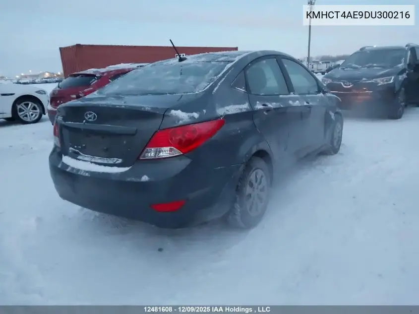 KMHCT4AE9DU300216 2013 Hyundai Accent Gls/Gs