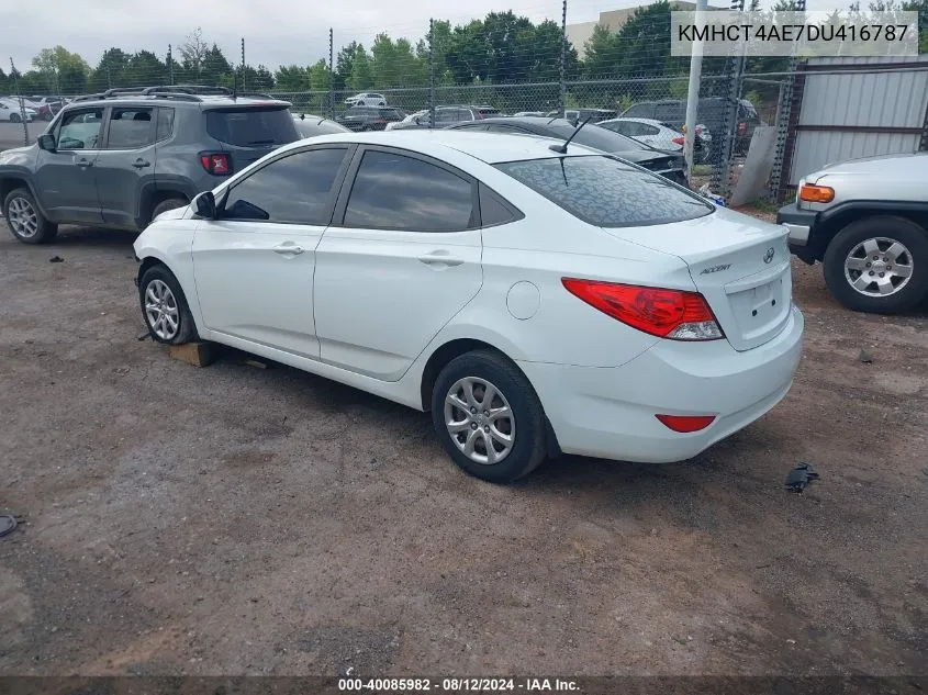 KMHCT4AE7DU416787 2013 Hyundai Accent Gls