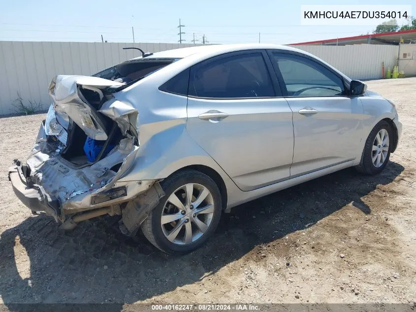 KMHCU4AE7DU354014 2013 Hyundai Accent Gls